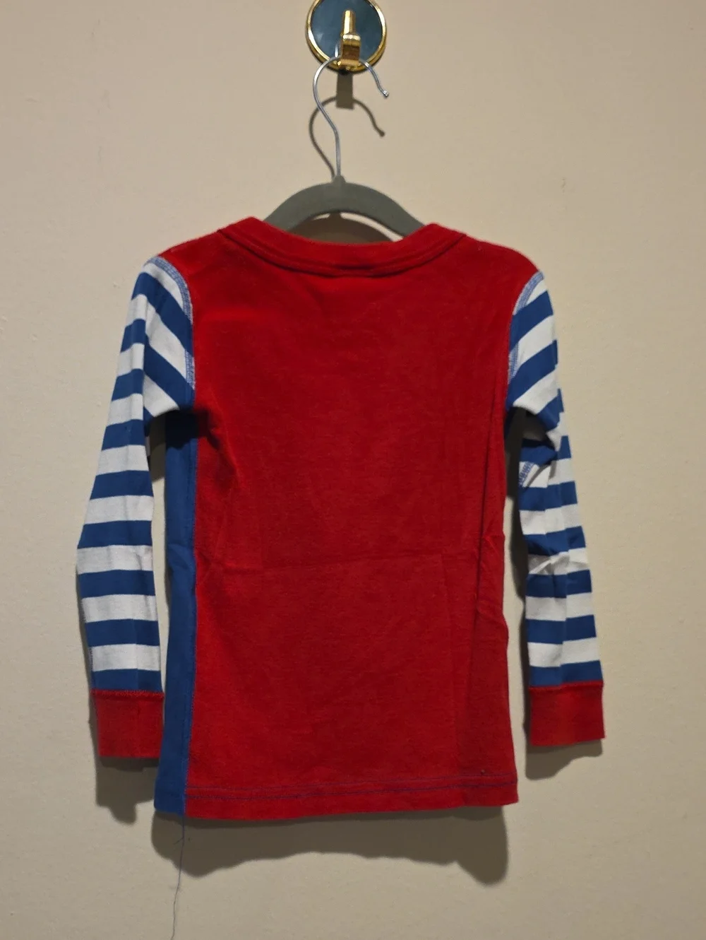 Hanna Andeersen Red & Blue Spider Graphic Kids Long Sleeve Tee Spiderman 4t